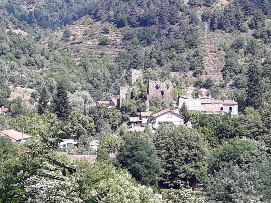 Gite Le Rocher Du Chateau De Retourtour Lamastre Esterno foto